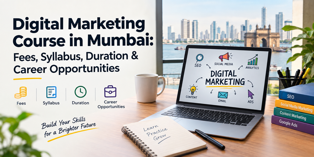 Digital Marketing Course in Mumbai: Fees, Syllabus, Duration & Career Opportunities